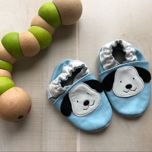 Robeez Puppy Leather Moccasins | 0-6M